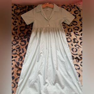 VINTAGE HANDMADE ADJUSTABLE GINGHAM DRESS